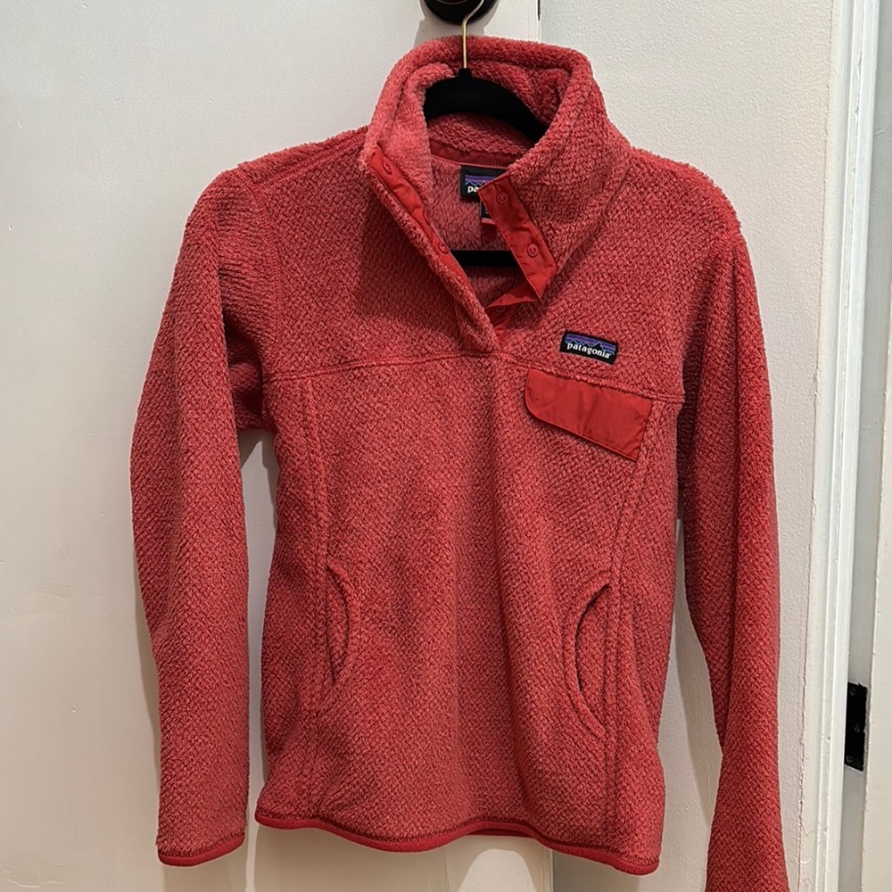 Salmon Patagonia Fleece Pullover